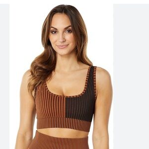 Free People Stripe Mix Bra
